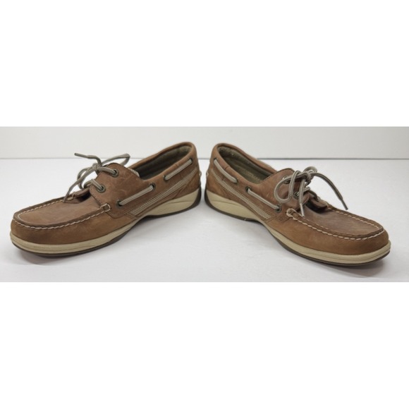 Sperry Top-Sider Intrepid Brown Leather Boat Shoes Women's Size 8 M - Picture 5 of 9